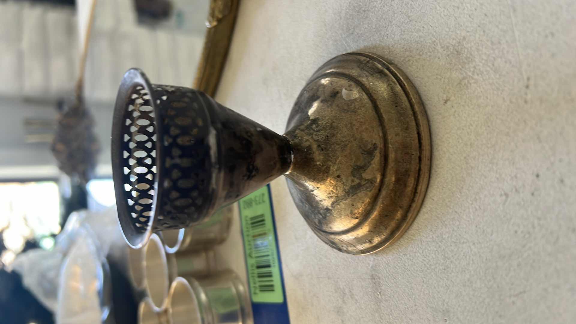 Photo 3 of STERLING SILVER CANDLE STICK-3.5"H