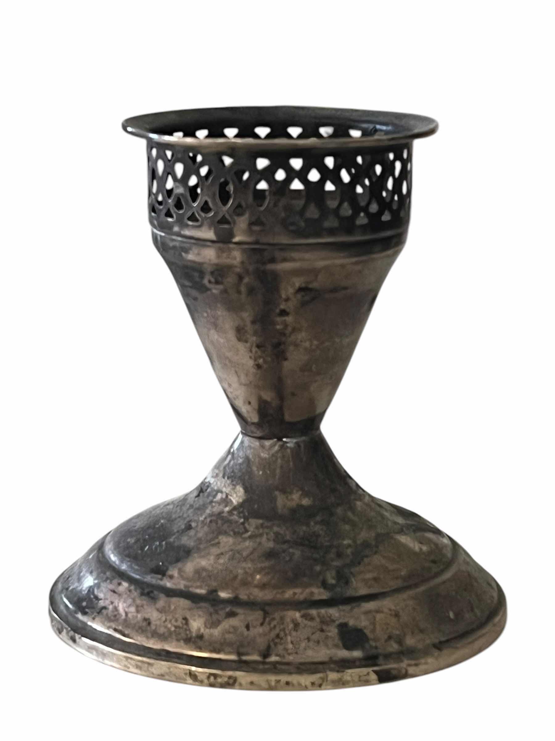 Photo 1 of STERLING SILVER CANDLE STICK-3.5"H