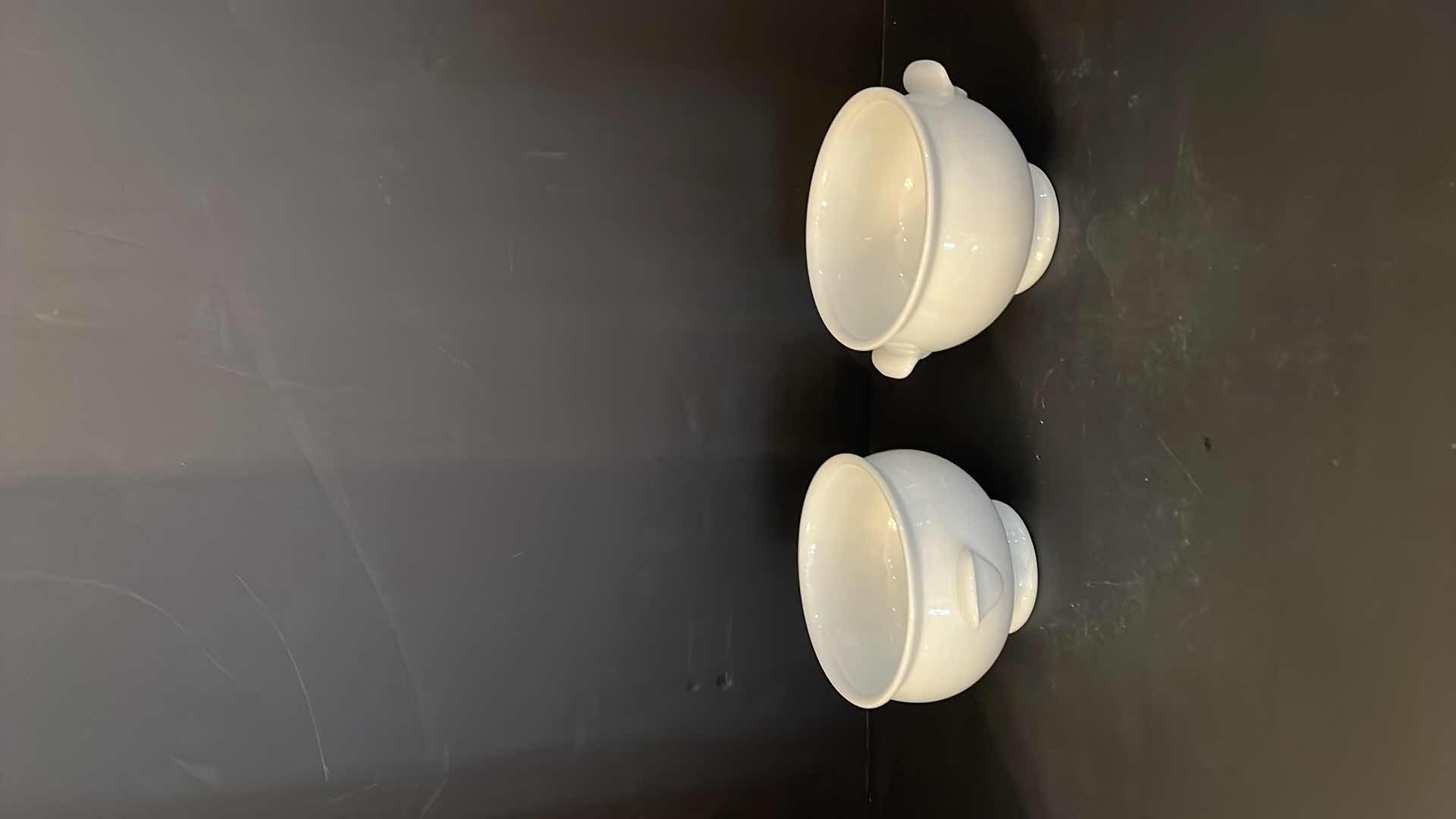 Photo 1 of POTTERY BARN SOUP BOWLS 4"D X 3"H. (PART OF SET OF 6 SOLD SEPARETELY)