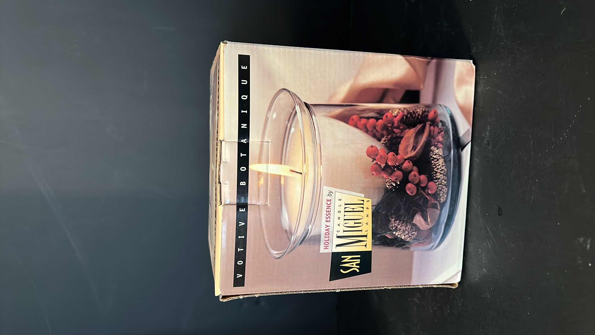 Photo 1 of NEW IN BOX.  HOLIDAY CANDLE WITH POTPURRI.