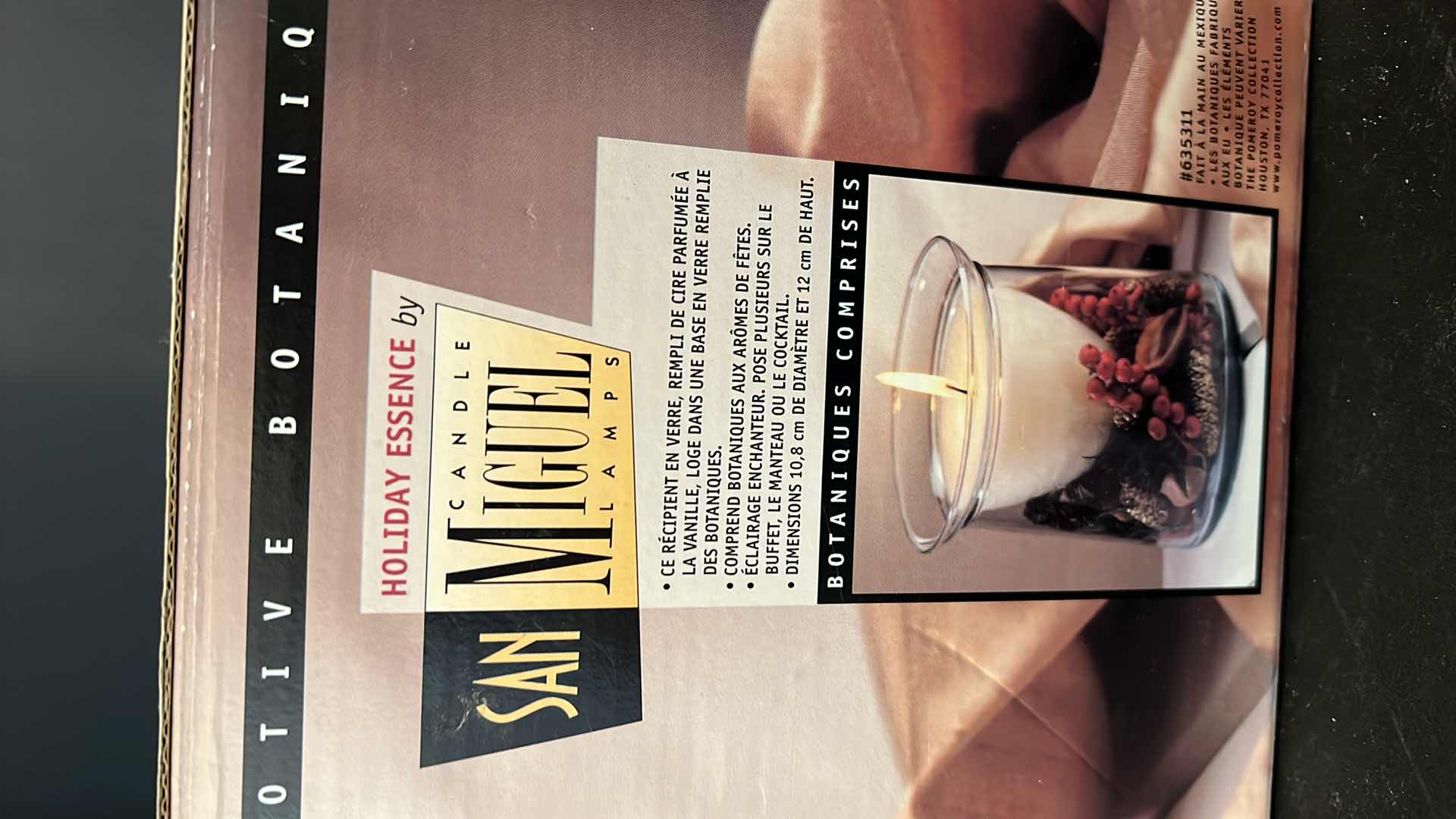 Photo 1 of NEW IN BOX.  HOLIDAY CANDLE WITH POTPURRI.