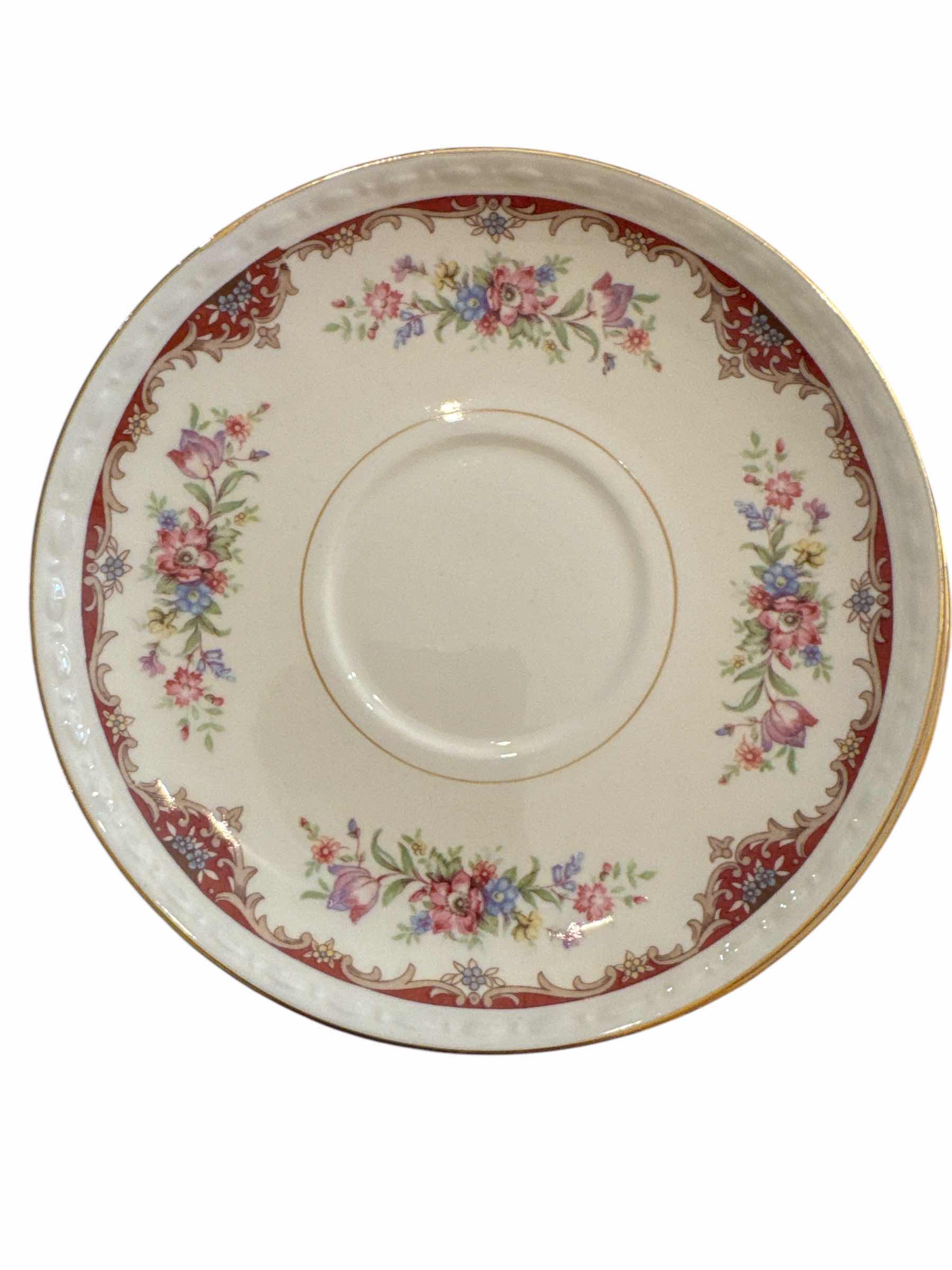 Photo 1 of 25 PIECES OF HOMER LAUGHLIN EGGSHELL GEORGIAN SAUCERS & CUPS-DISHES, KITCHEN WARE