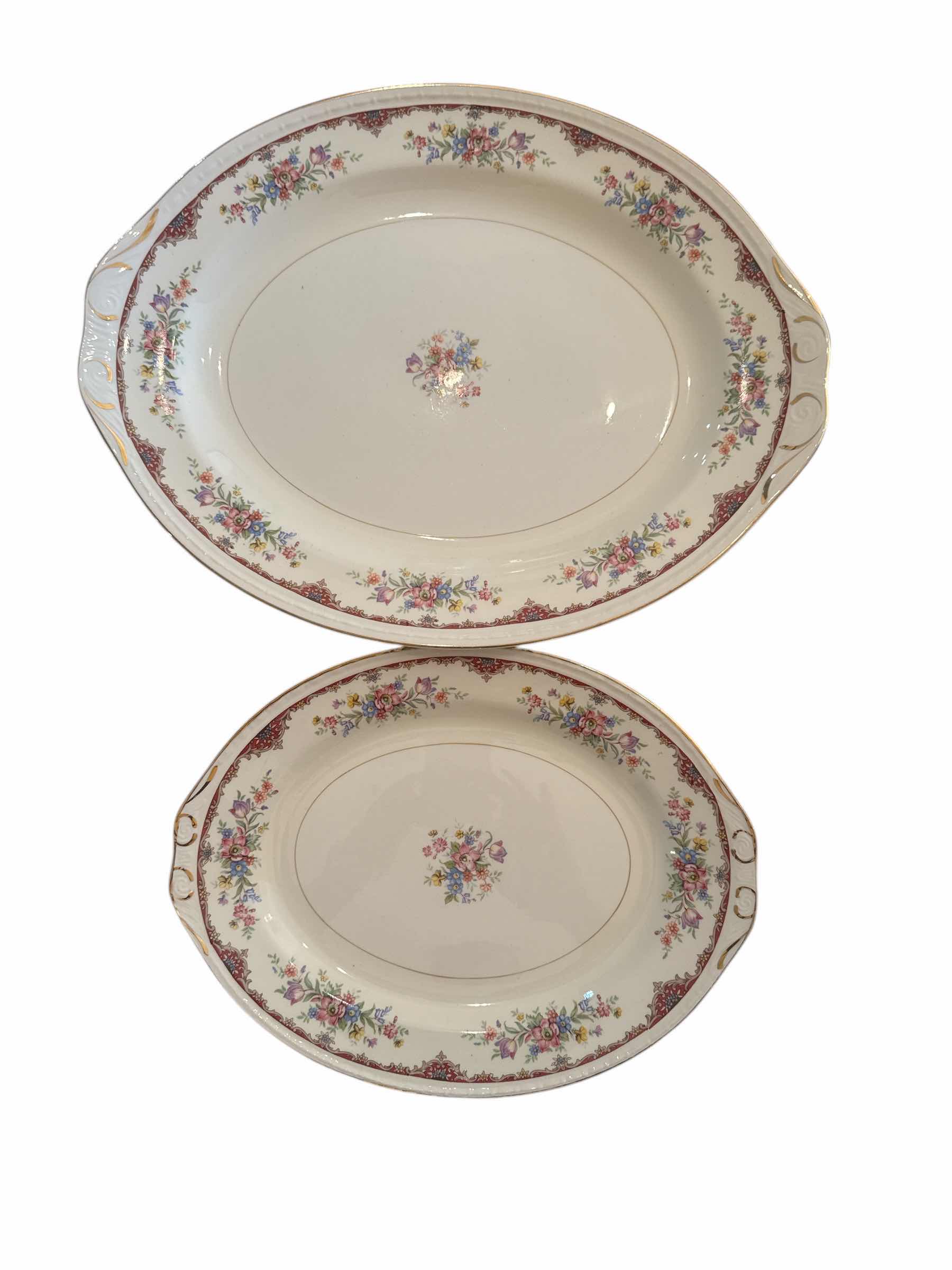 Photo 1 of 2 HOMER LAUGHLIN EGGSHELL GEORGIAN PLATTERS