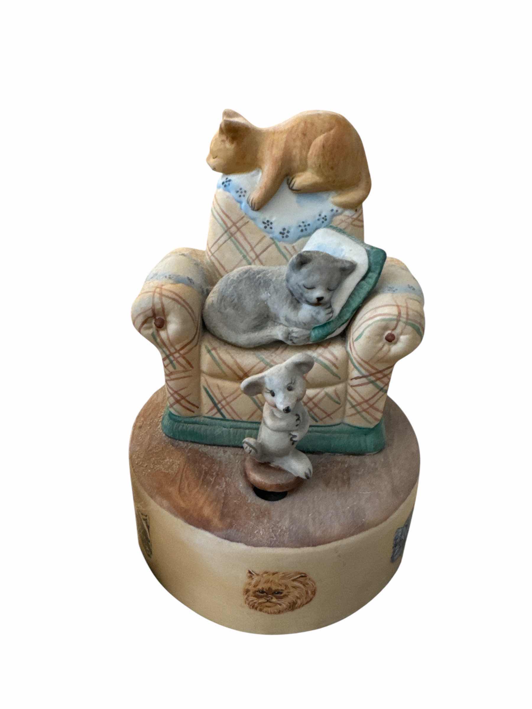 Photo 1 of 6 CAT PORCELAIN ITEMS