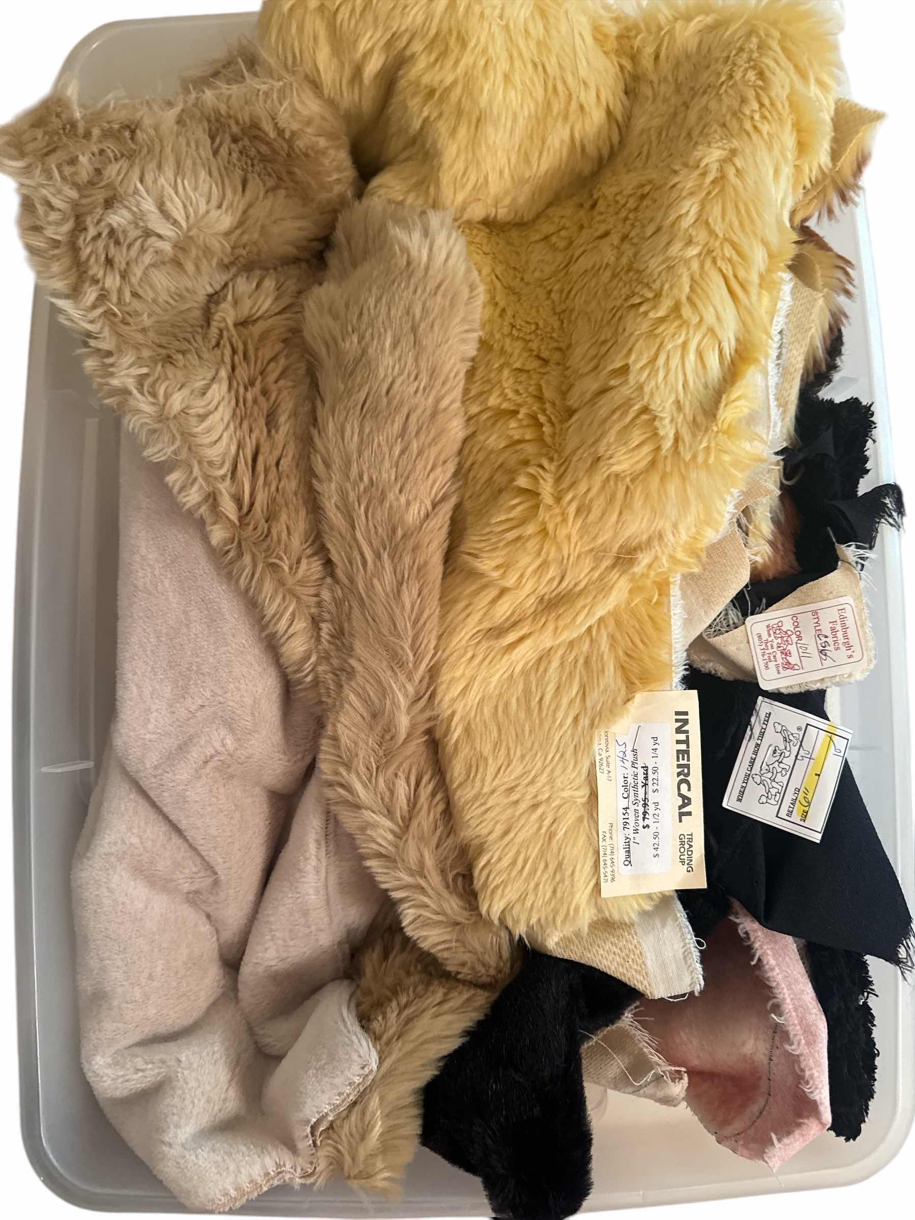 Photo 1 of 58 QT TOTE OF FABRIC