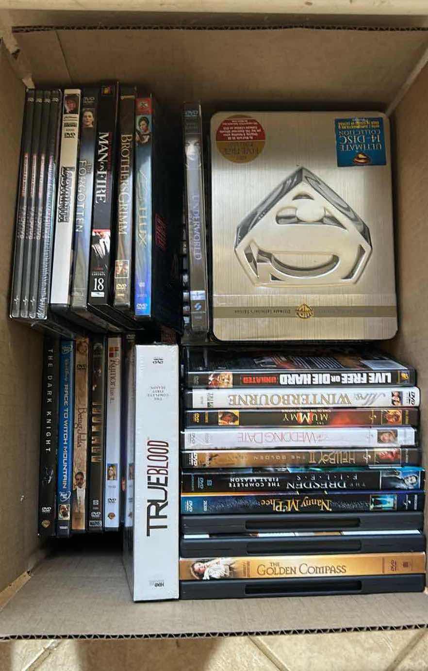 Photo 1 of CONTENTS OF BOX ASSORTED DVD’S