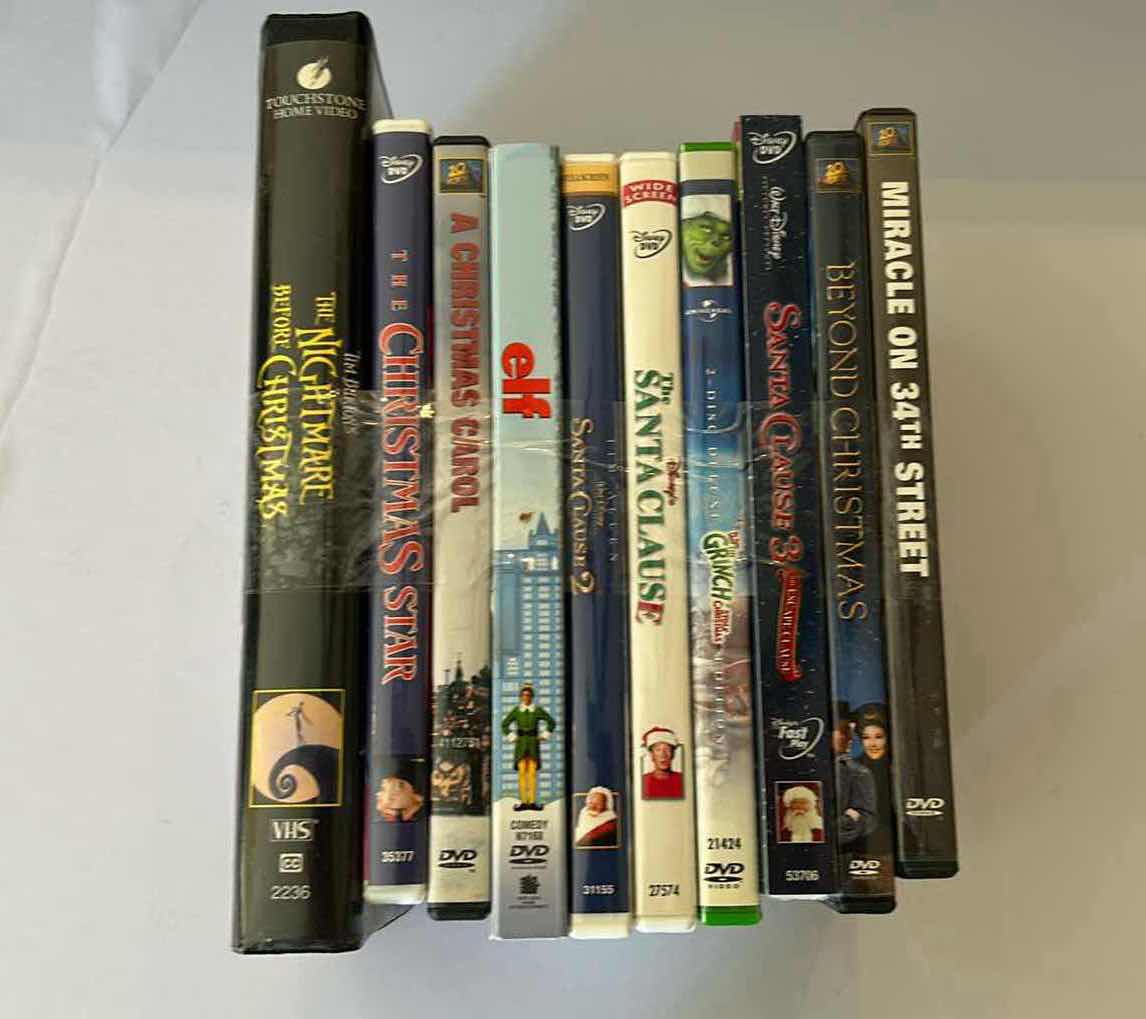 Photo 1 of 10- ASSORTED CHRISTMAS DVD’S