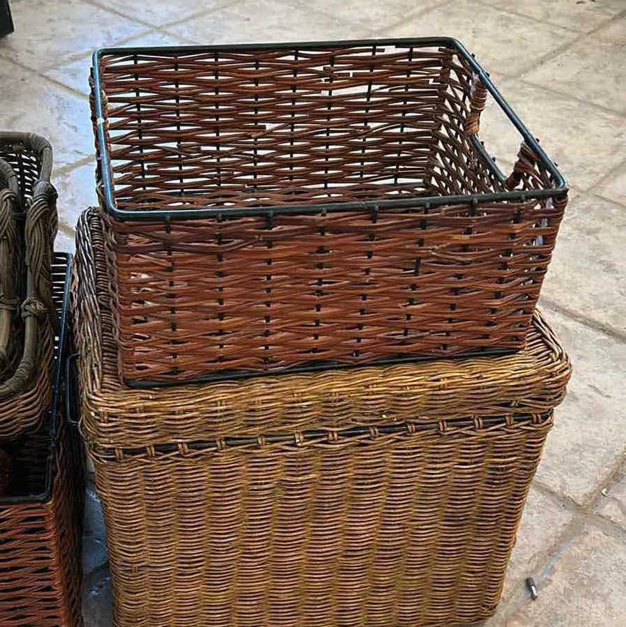 Photo 1 of 6- RATAN BASKETS