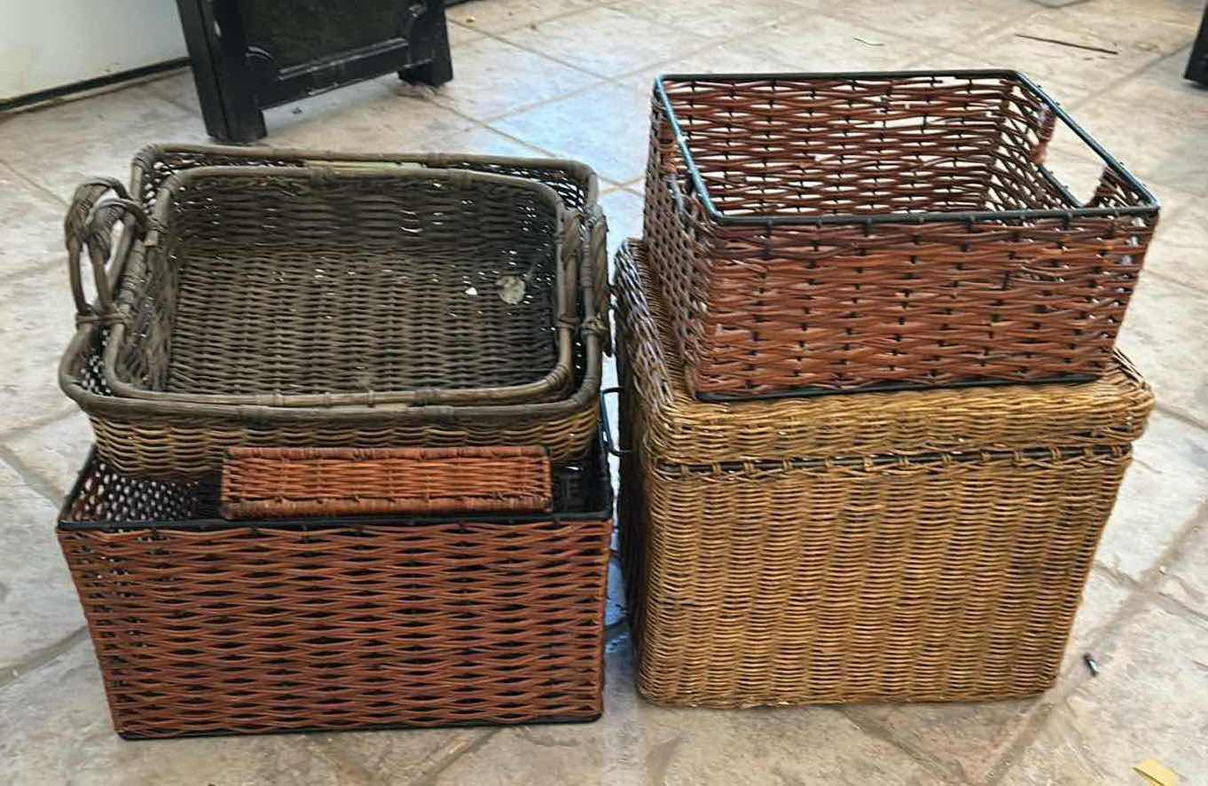 Photo 1 of 6- RATAN BASKETS