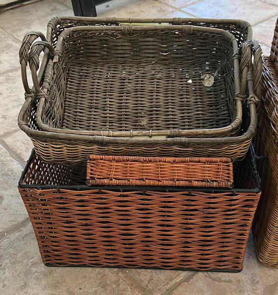 Photo 1 of 6- RATAN BASKETS