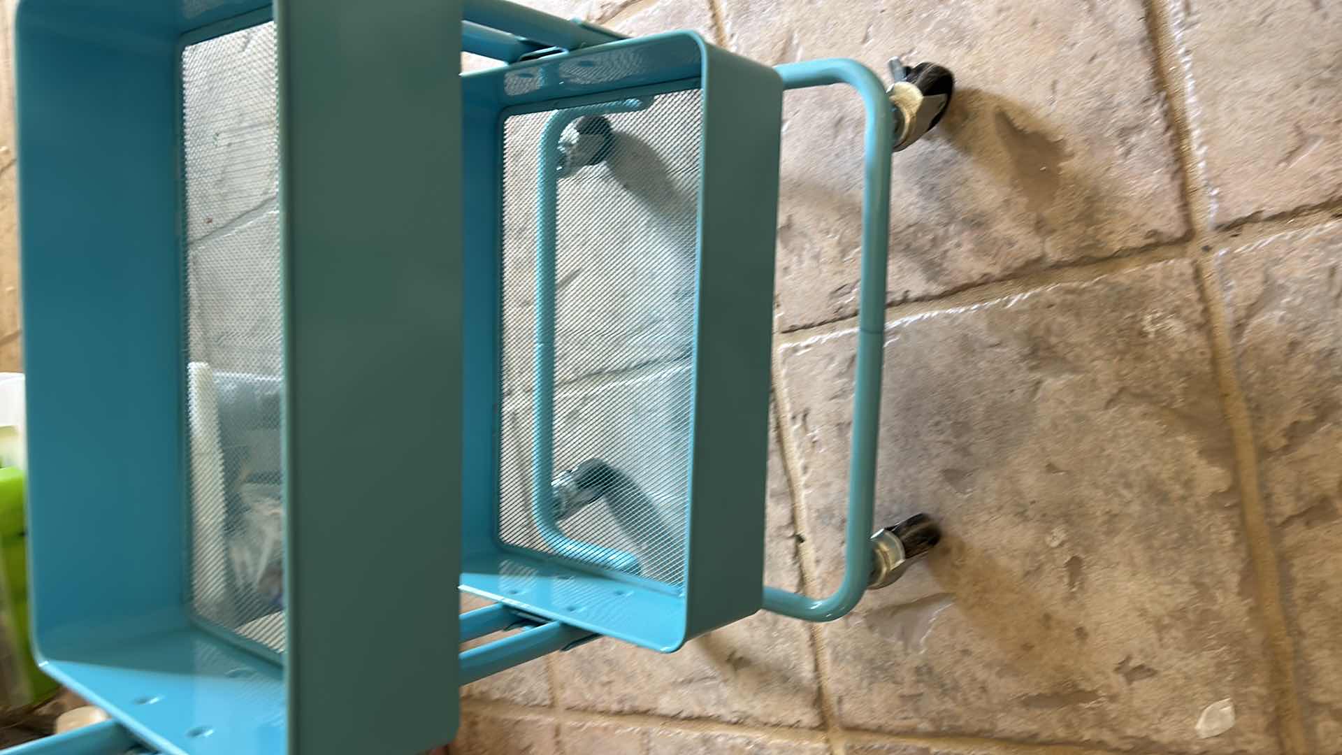 Photo 1 of AQUA ROLLING 3 TIER UTILITY CART 15” X 32”