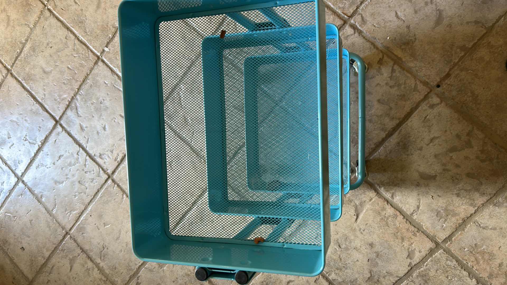 Photo 1 of AQUA ROLLING 3 TIER UTILITY CART 15” X 32”