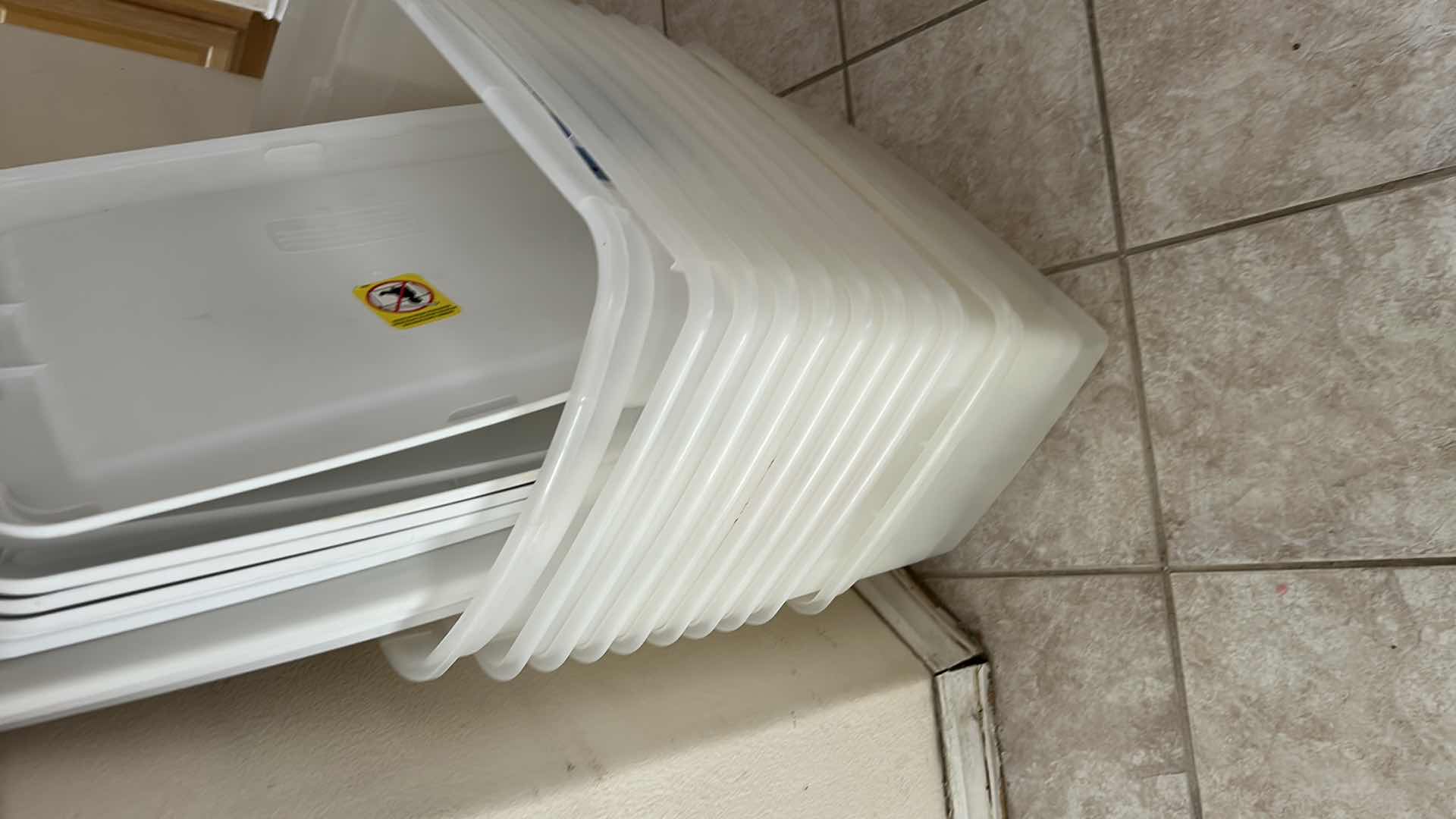 Photo 1 of 10- PLASTIC CONTAINERS 23” X 16”