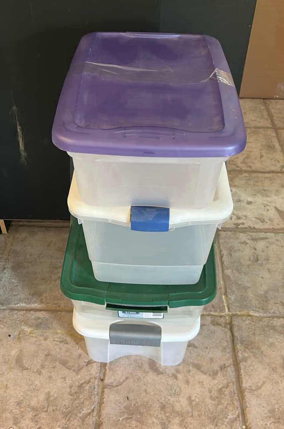 Photo 1 of 4- ASSORTED PLASTIC CONTAINERS