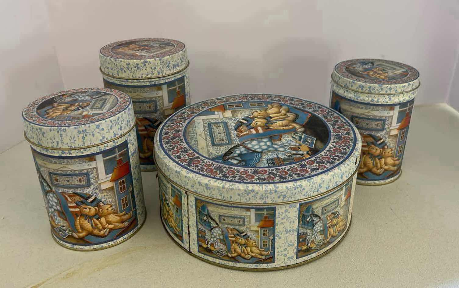 Photo 1 of 4- ASSORTED BEAR TINS