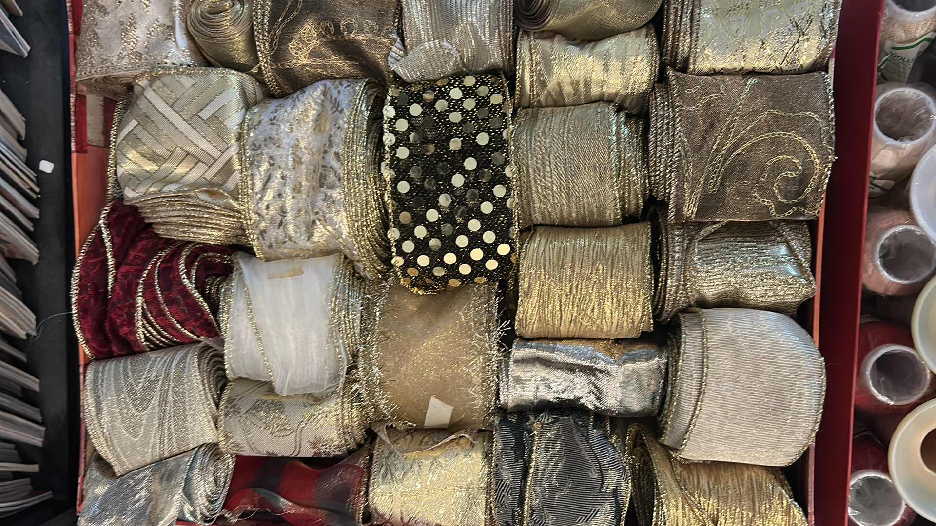 Photo 1 of 2 -BOXES RIBBON WOOLY NYLON