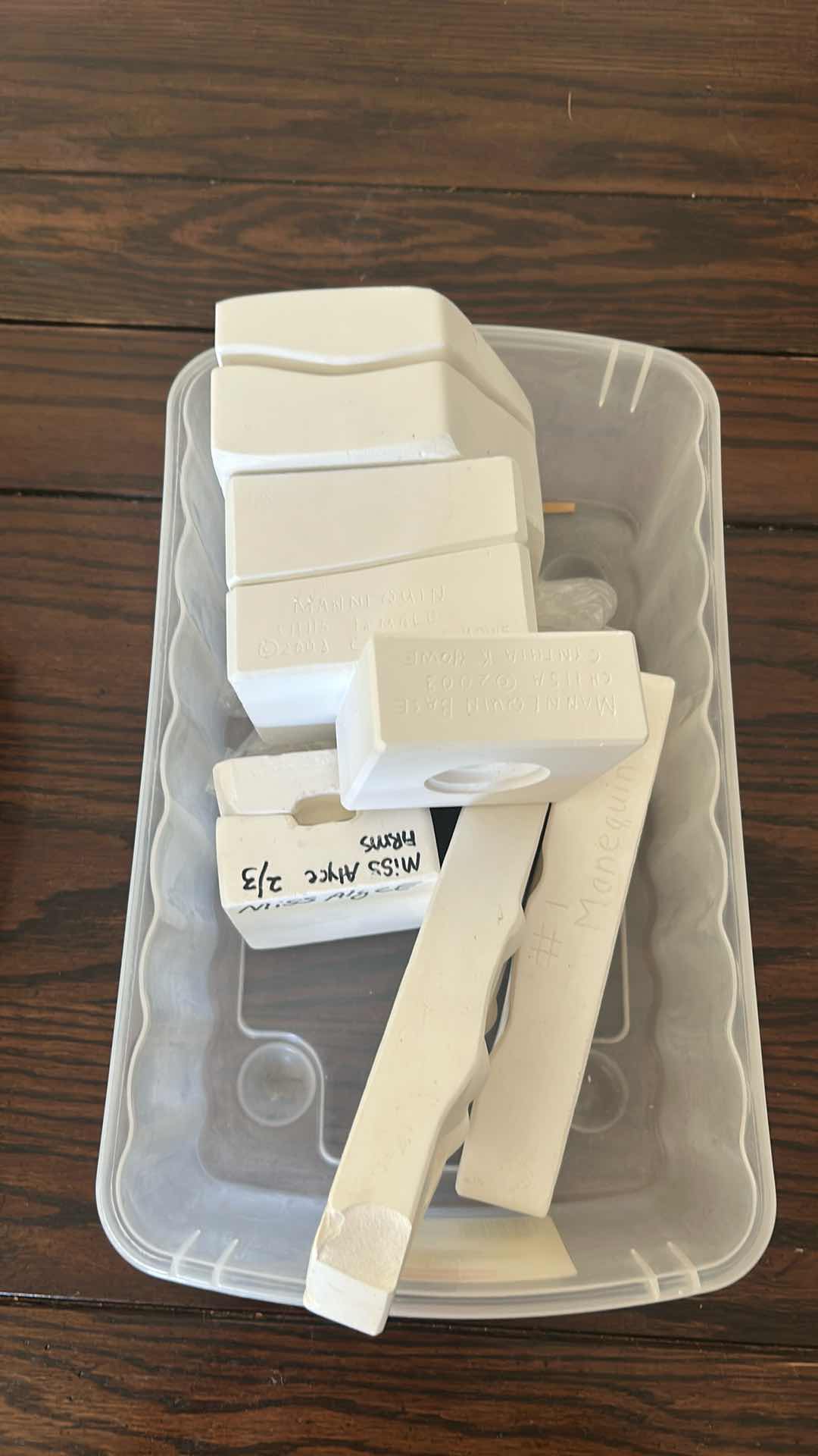 Photo 1 of 3- CONTAINERS OF DOLL MOLDS