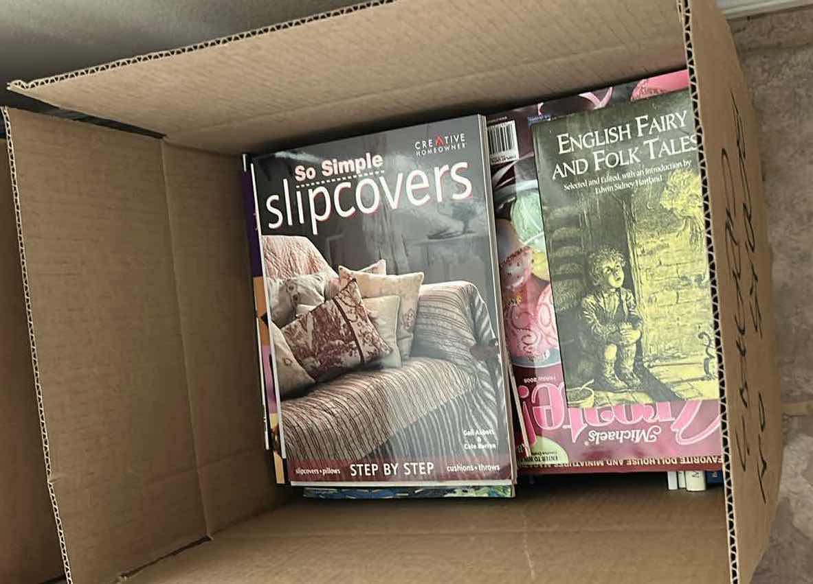 Photo 1 of CONTENTS OF BOX CRAFTING BOOKS