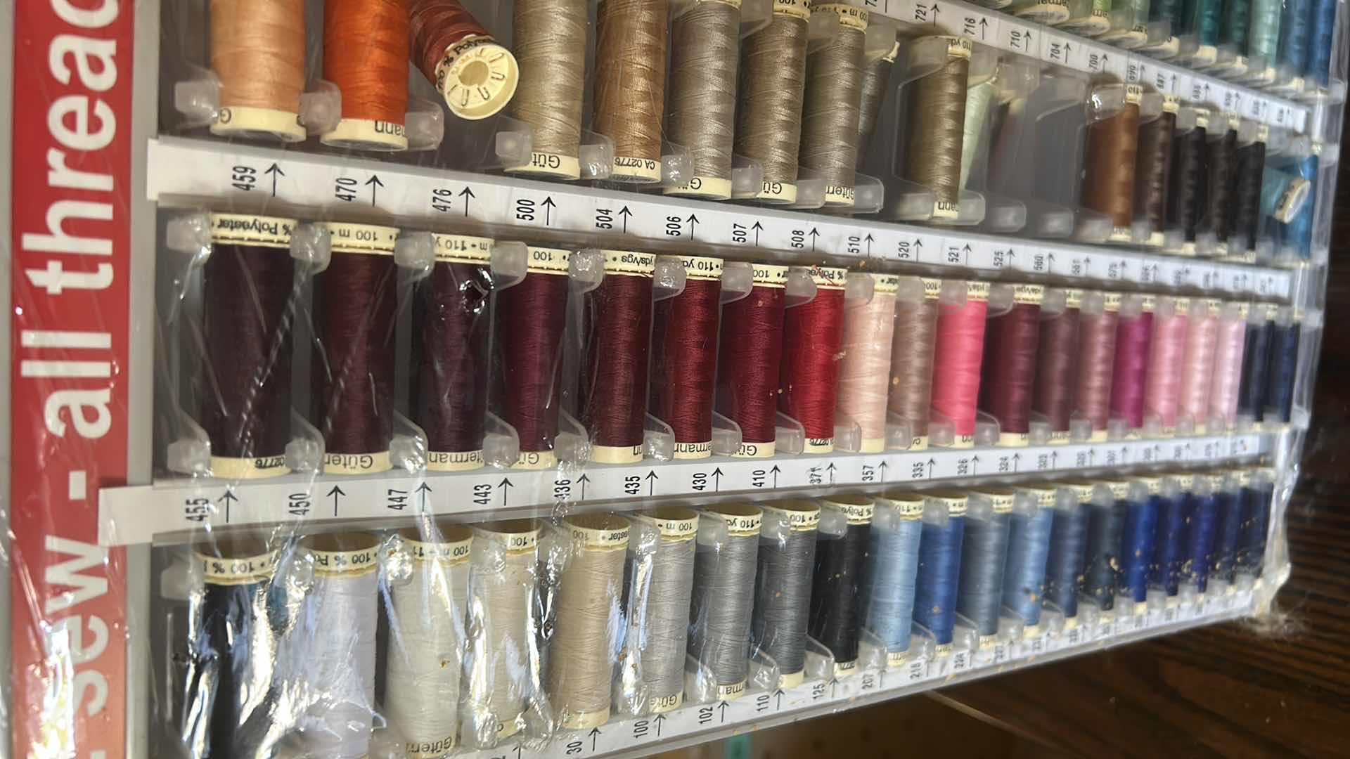 Photo 1 of GUITERMANN ASSORTED THREAD CONTAINER