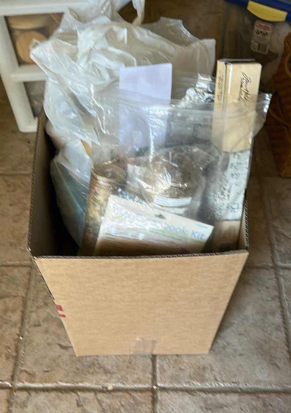 Photo 1 of CONTENTS OF BOX CRAFTING SUPPLIES