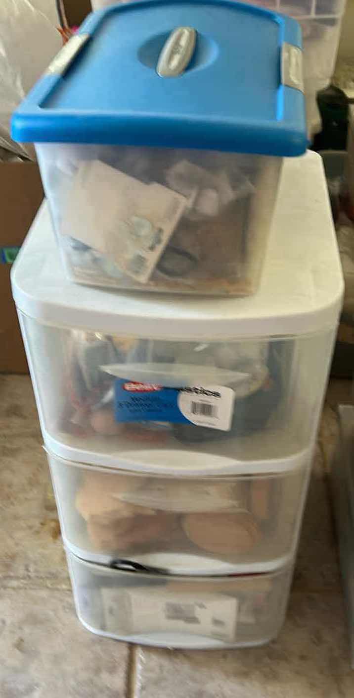 Photo 1 of 3- DRAWERS PLASTIC CONTAINERS