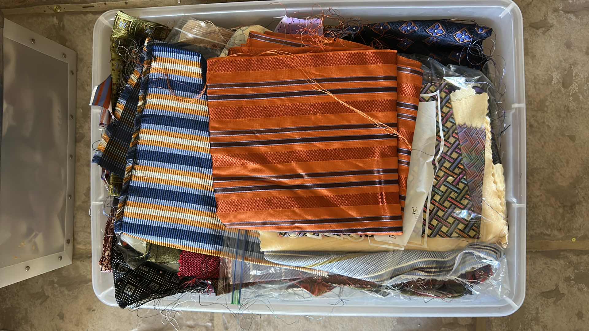 Photo 1 of 4-PLASTIC CONTAINERS CRAFT SUPPLIES