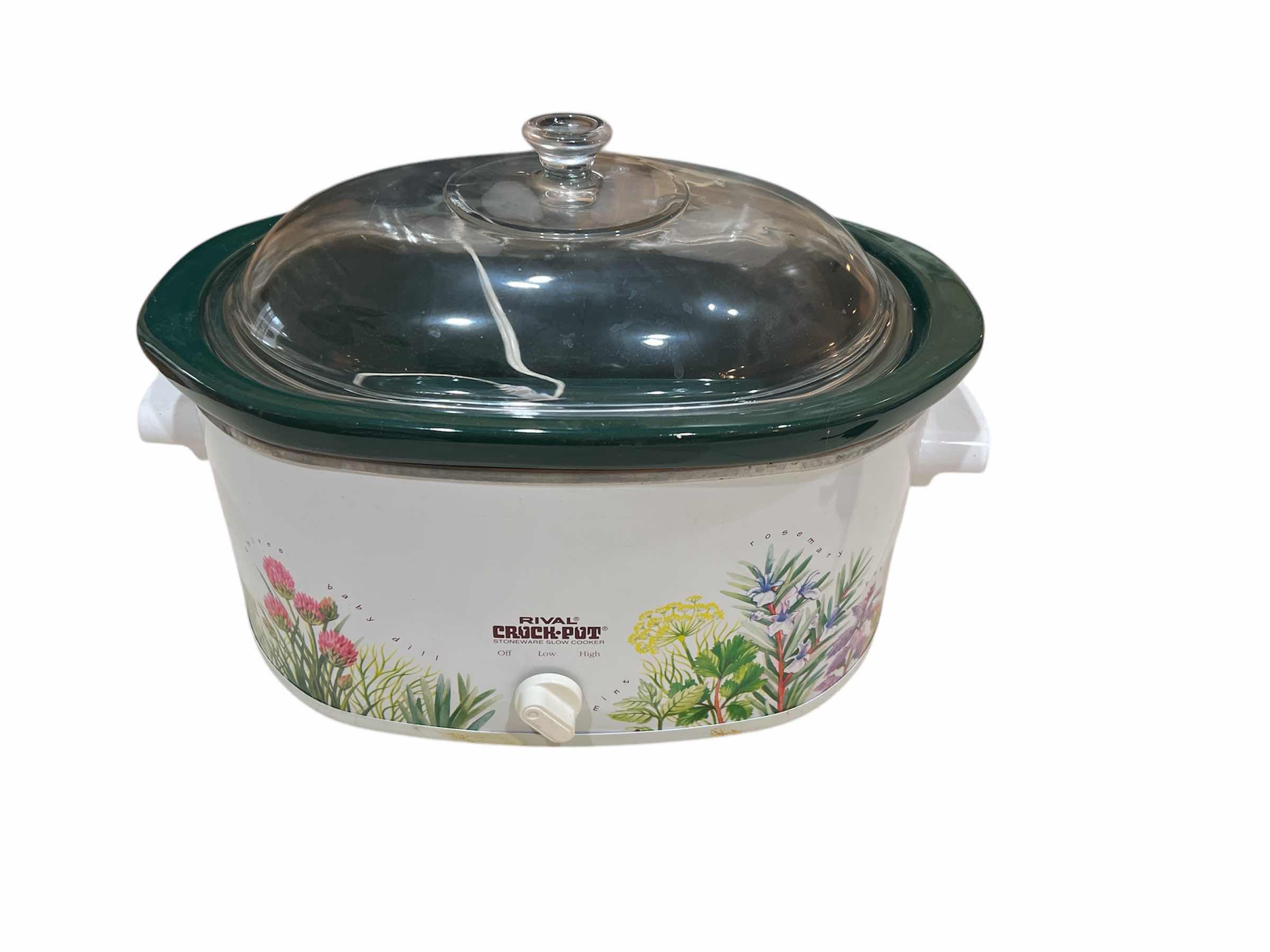 Photo 1 of RIVAL CROCKPOT - FLORAL DESIGN