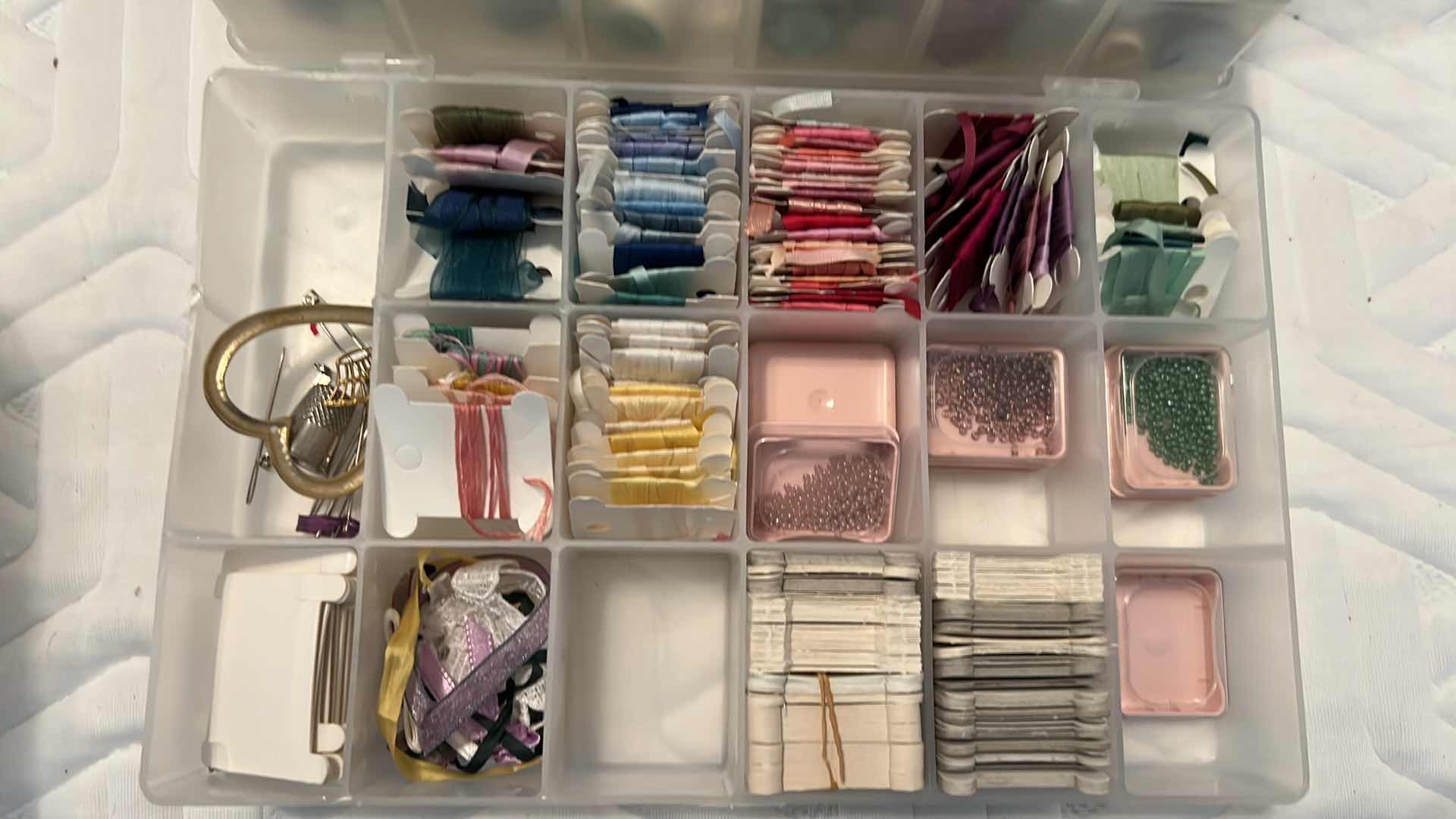 Photo 1 of 2 - BOXES OF EMBROIDERY THREAD