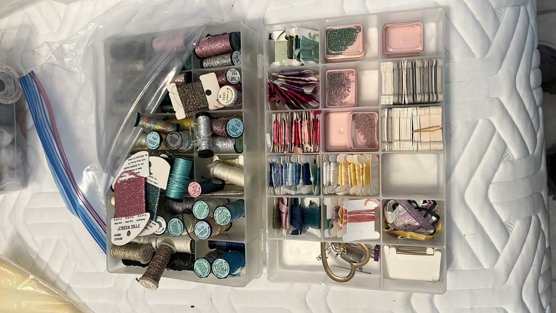 Photo 1 of 2 - BOXES OF EMBROIDERY THREAD