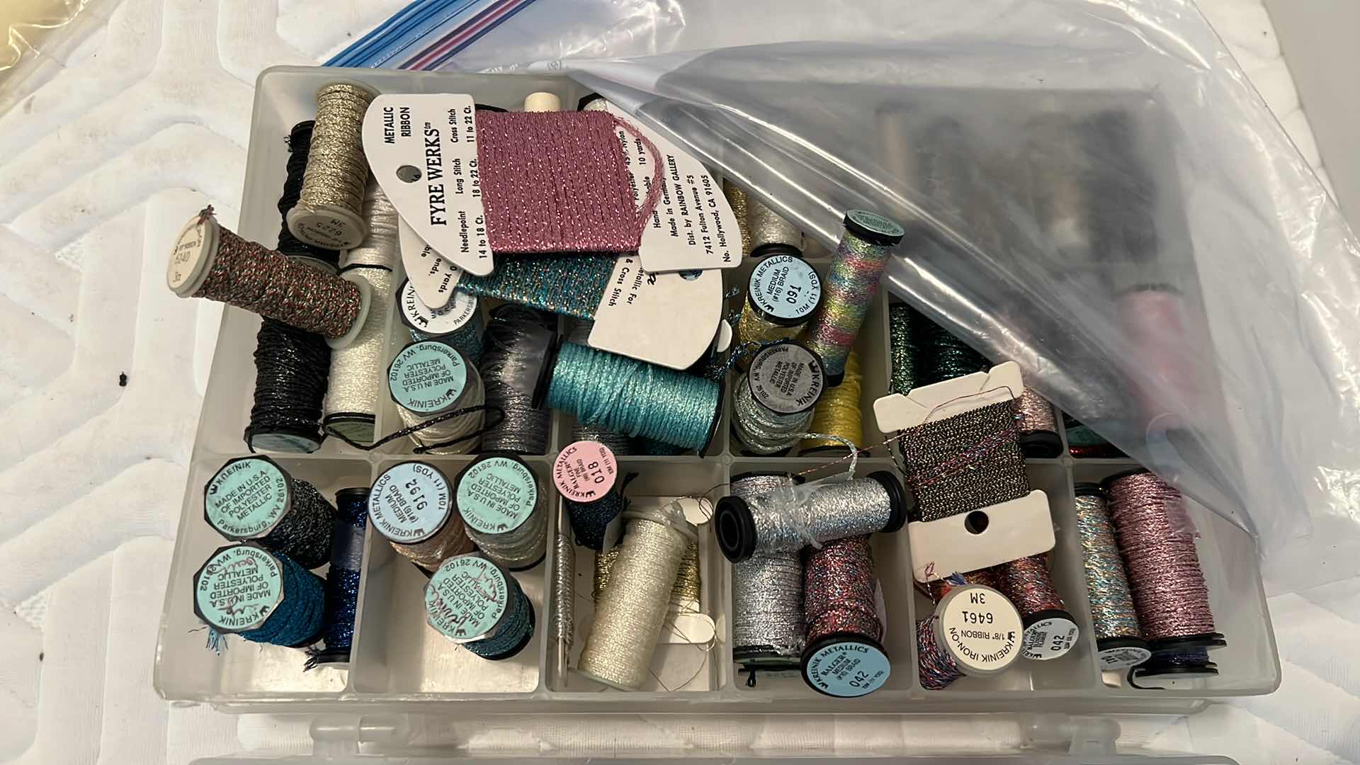 Photo 1 of 2 - BOXES OF EMBROIDERY THREAD