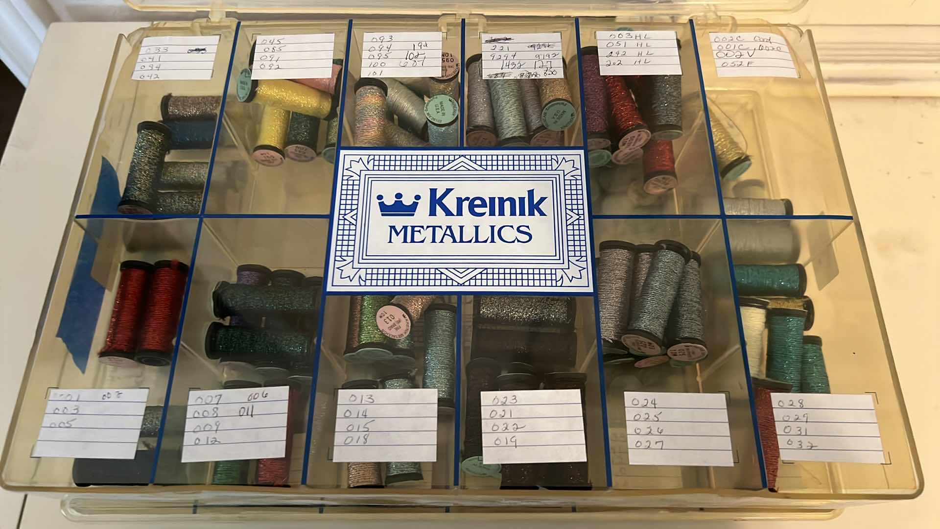 Photo 1 of 2 CONTAINERS OF KREINIK METALLICS  THREAD