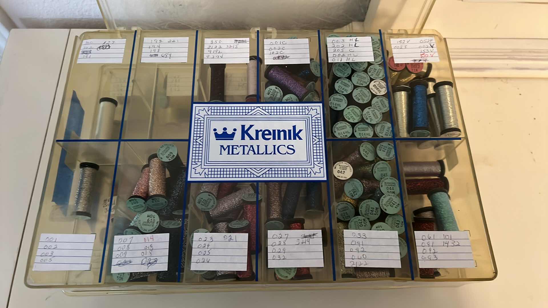 Photo 1 of 2 CONTAINERS OF KREINIK METALLICS  THREAD