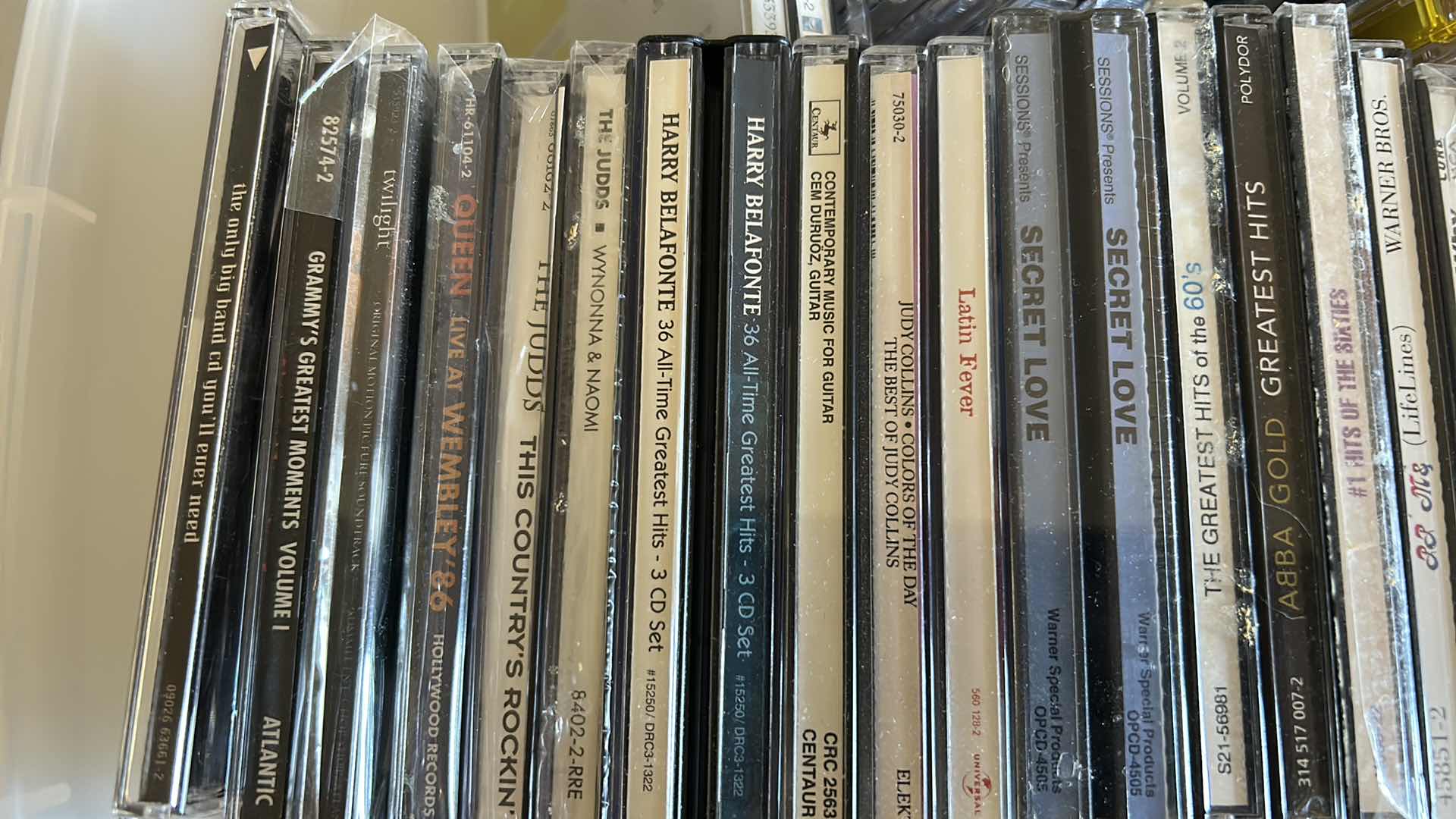 Photo 1 of CONTENTS OF CONTAINER ASSORTED CD’S
