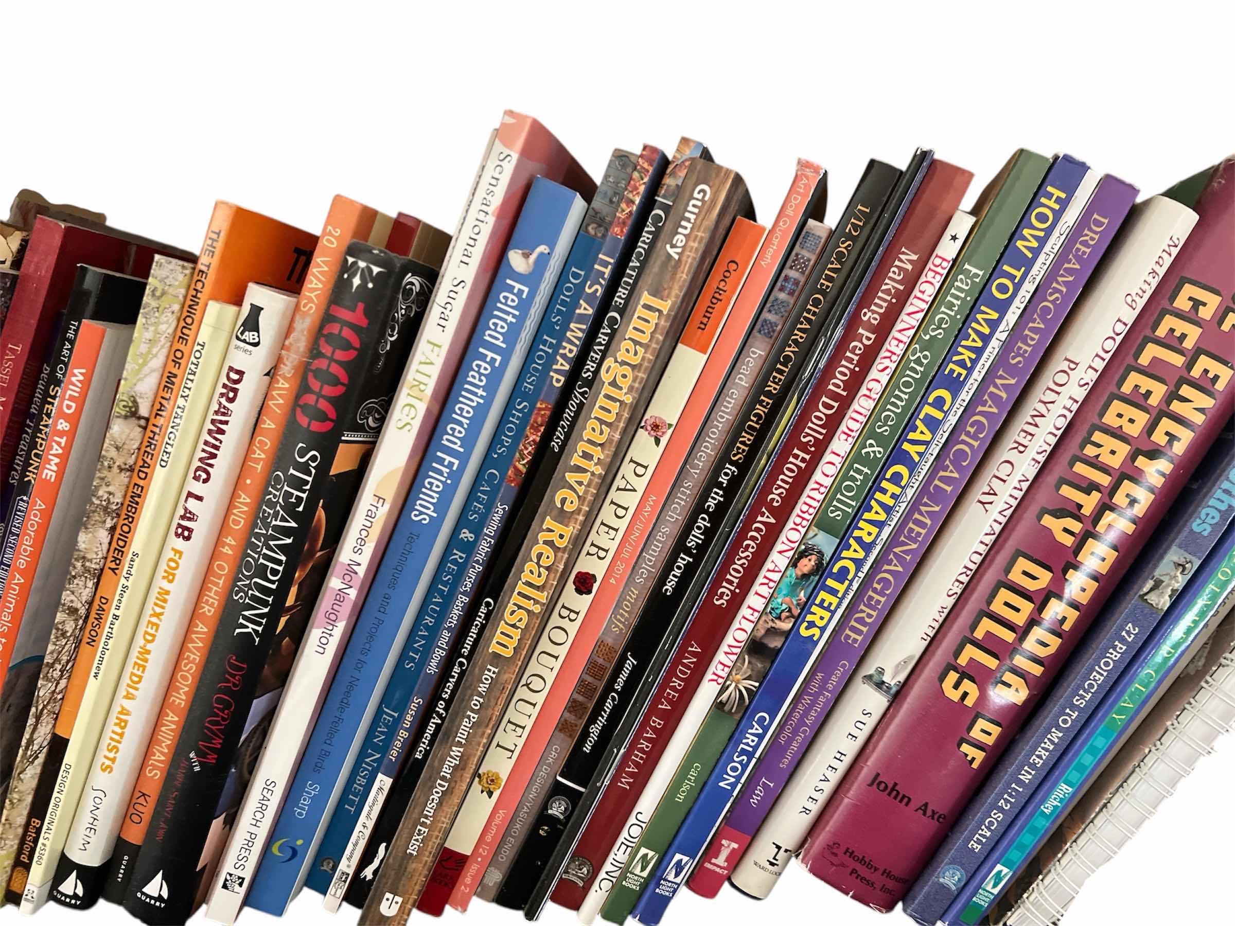 Photo 1 of TWO SHELVES OF CRAFTING BOOKS