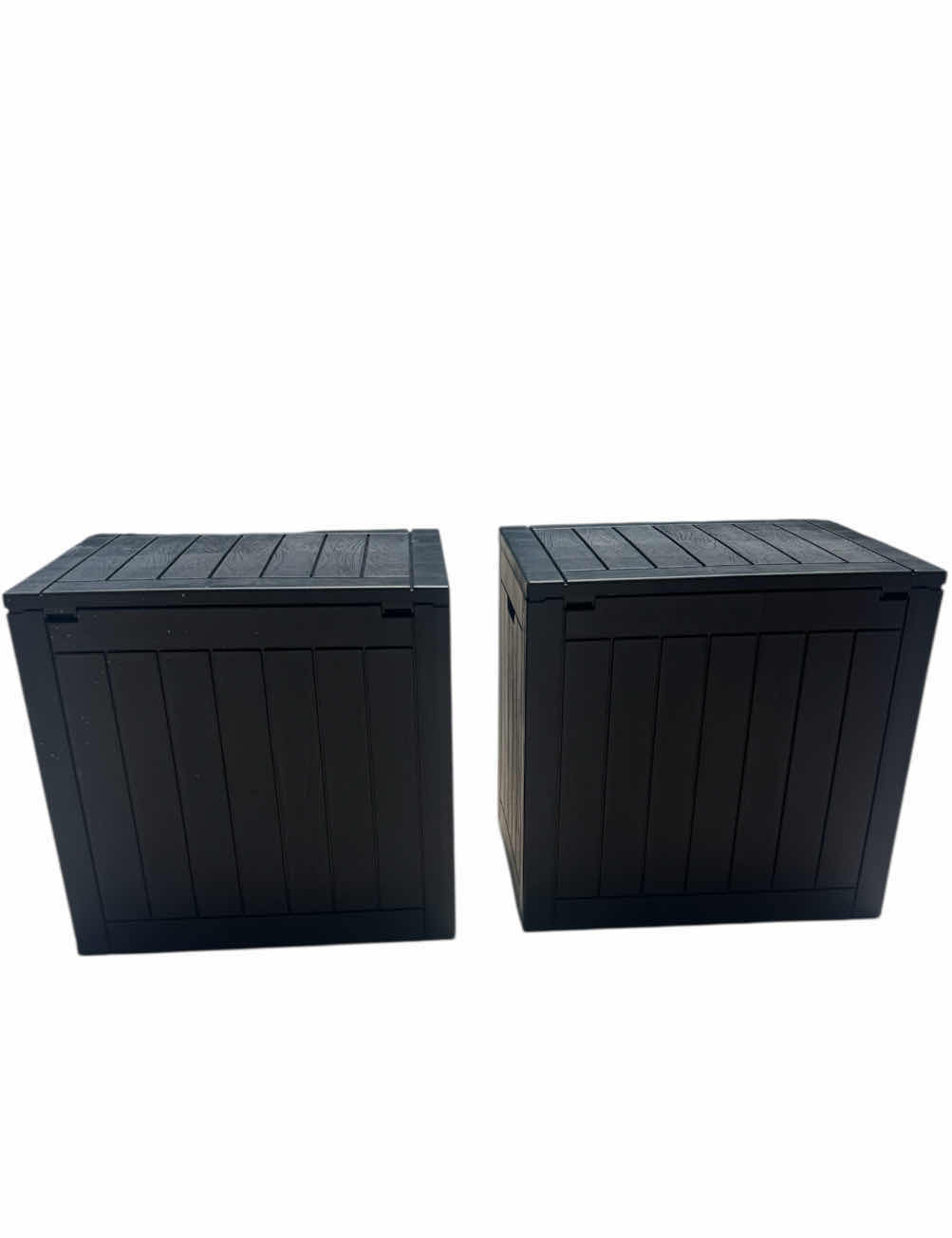 Photo 1 of 2- OUTDOOR STORAGE DECK BOX, BLACK
22” X 17” X H21”