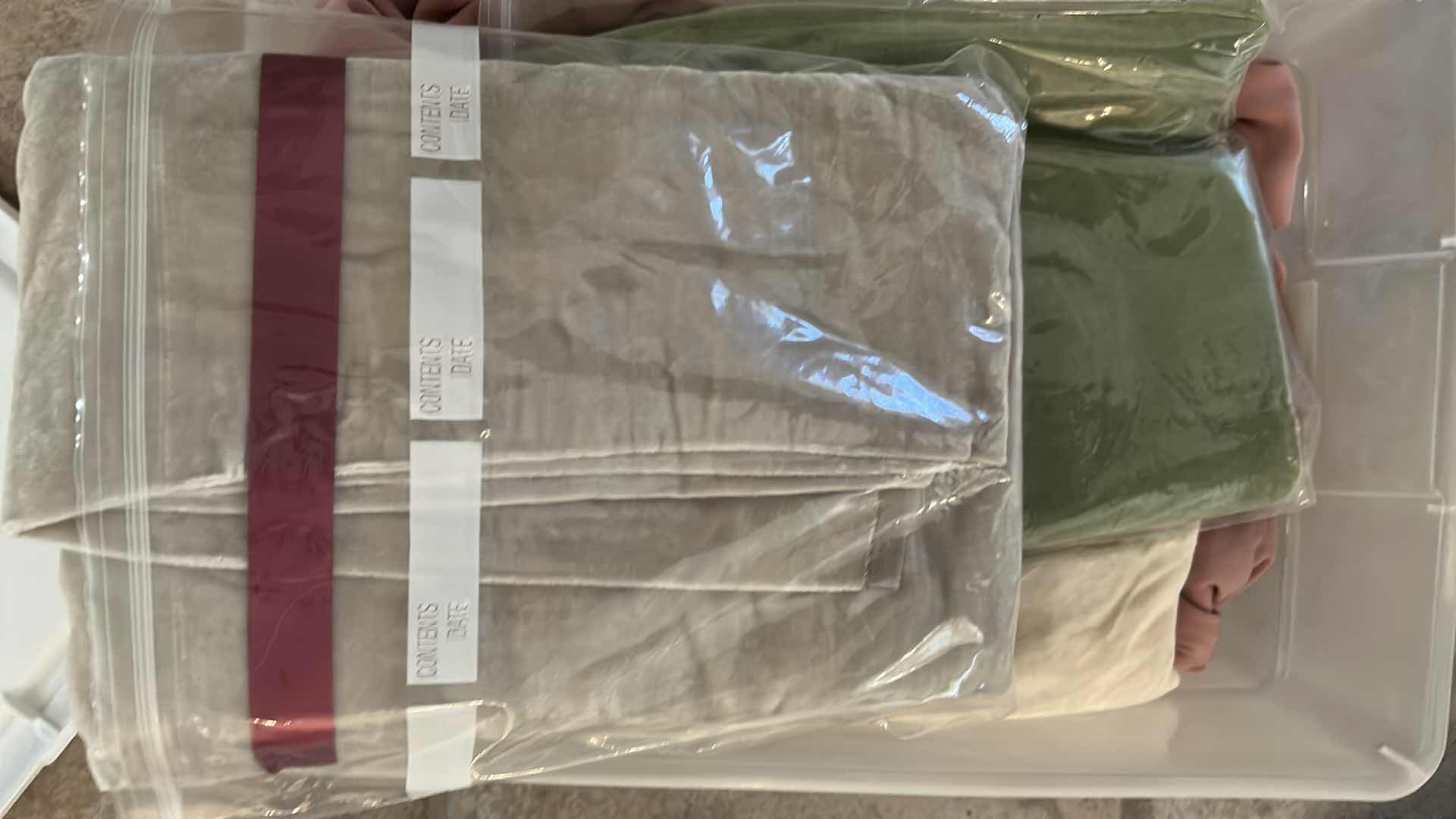 Photo 1 of 5- PLASTIC CONTAINERS CRAFT SUPPLIES