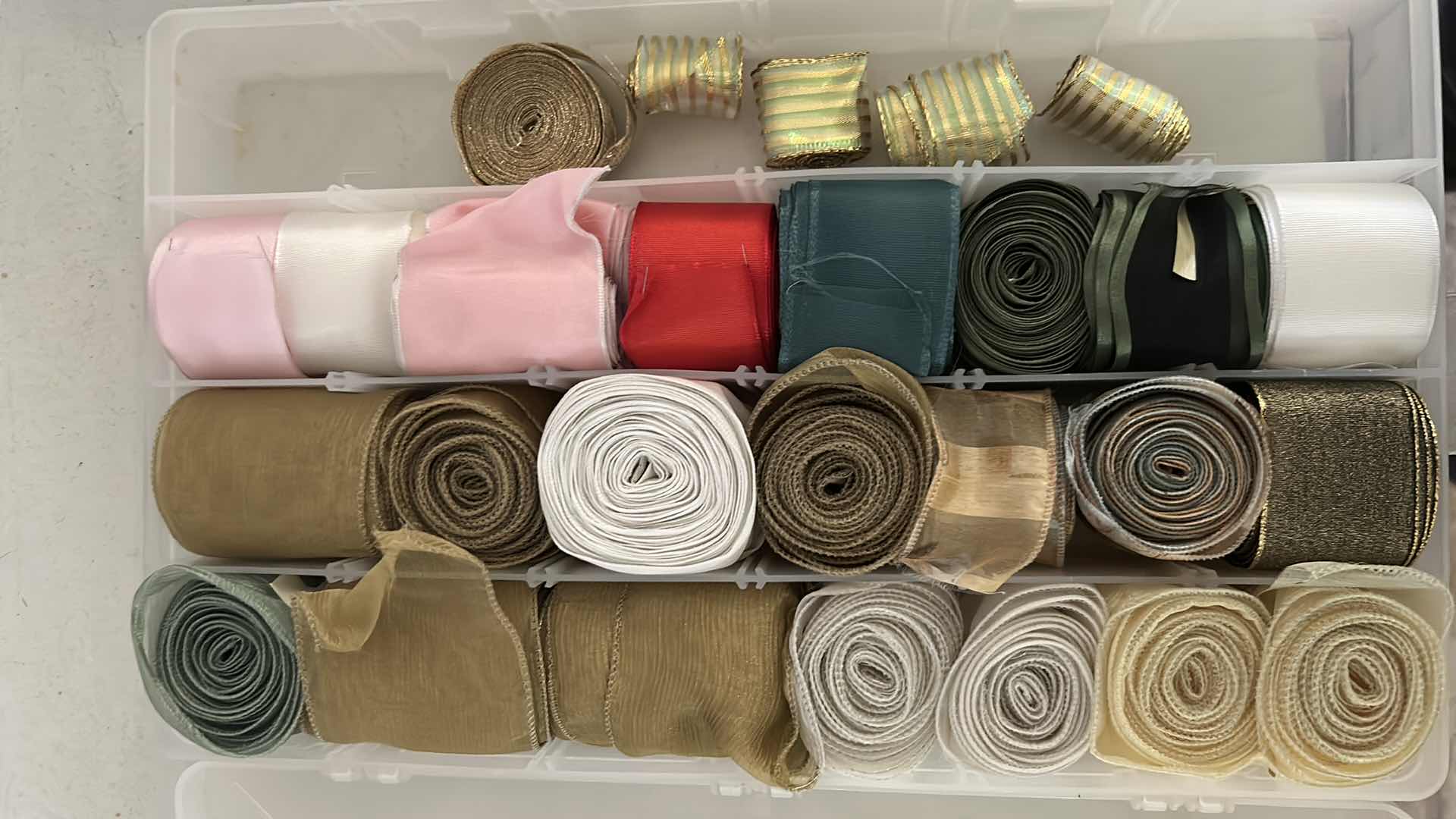 Photo 1 of 5- PLASTIC CONTAINERS CRAFT SUPPLIES