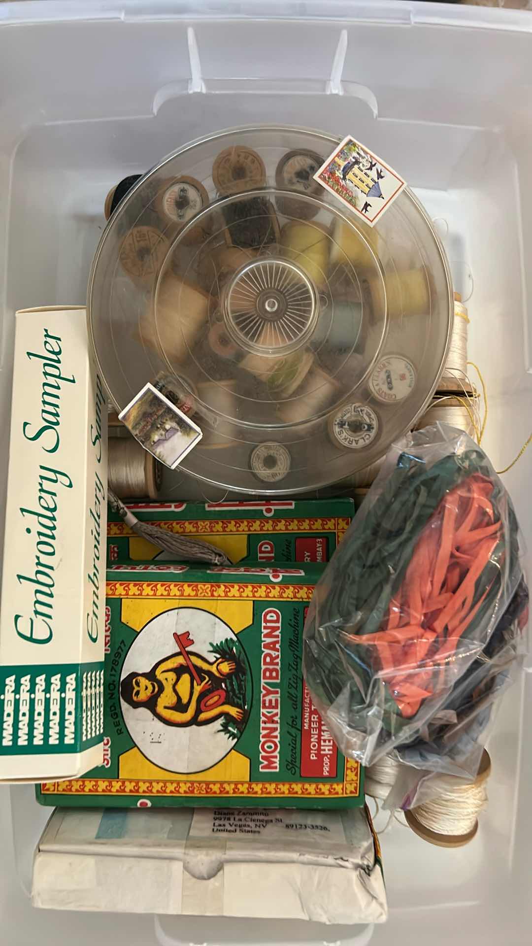 Photo 1 of 5- PLASTIC CONTAINERS CRAFT SUPPLIES