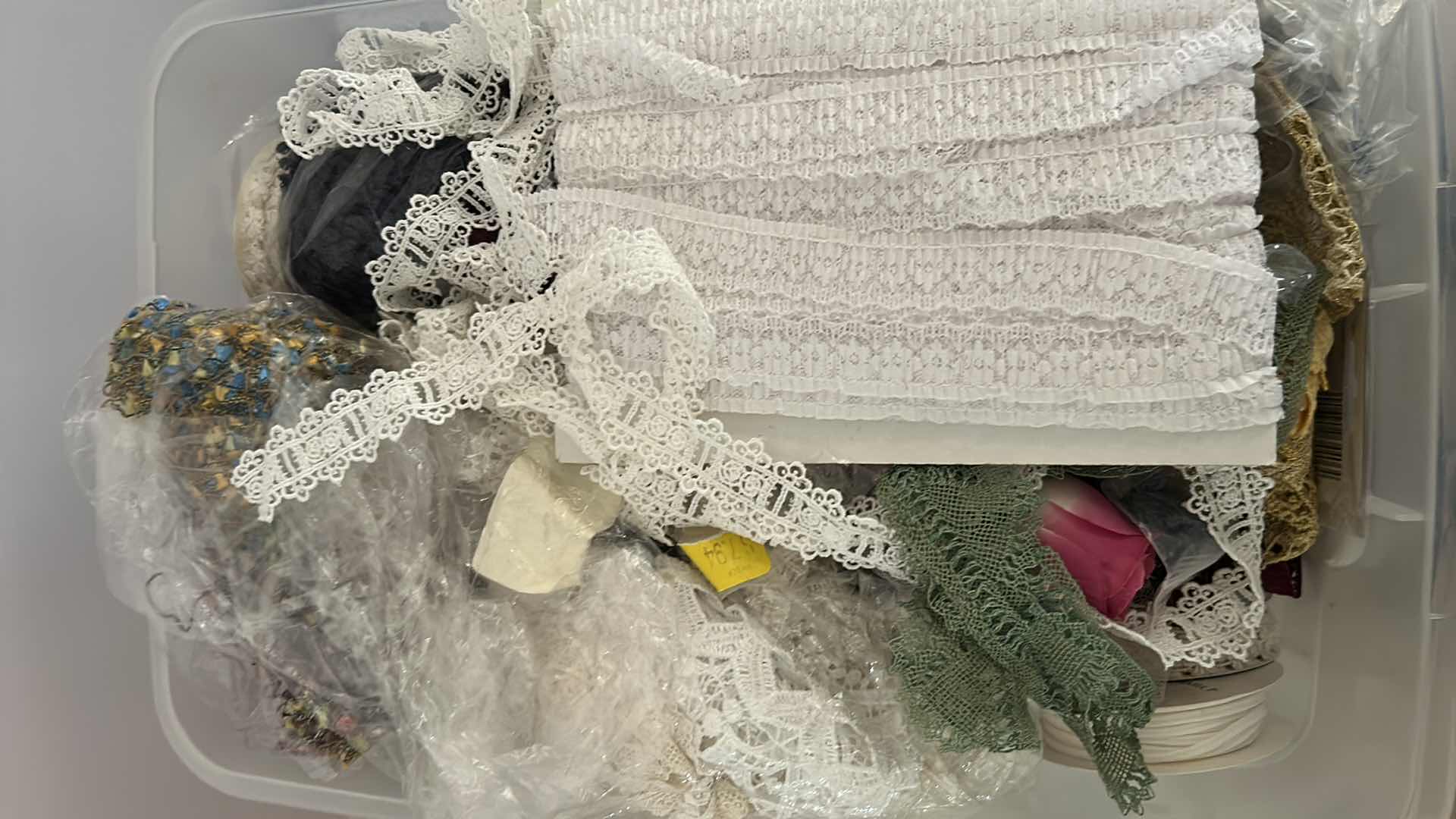 Photo 1 of 3- PLASTIC CONTAINERS CRAFT SUPPLIES