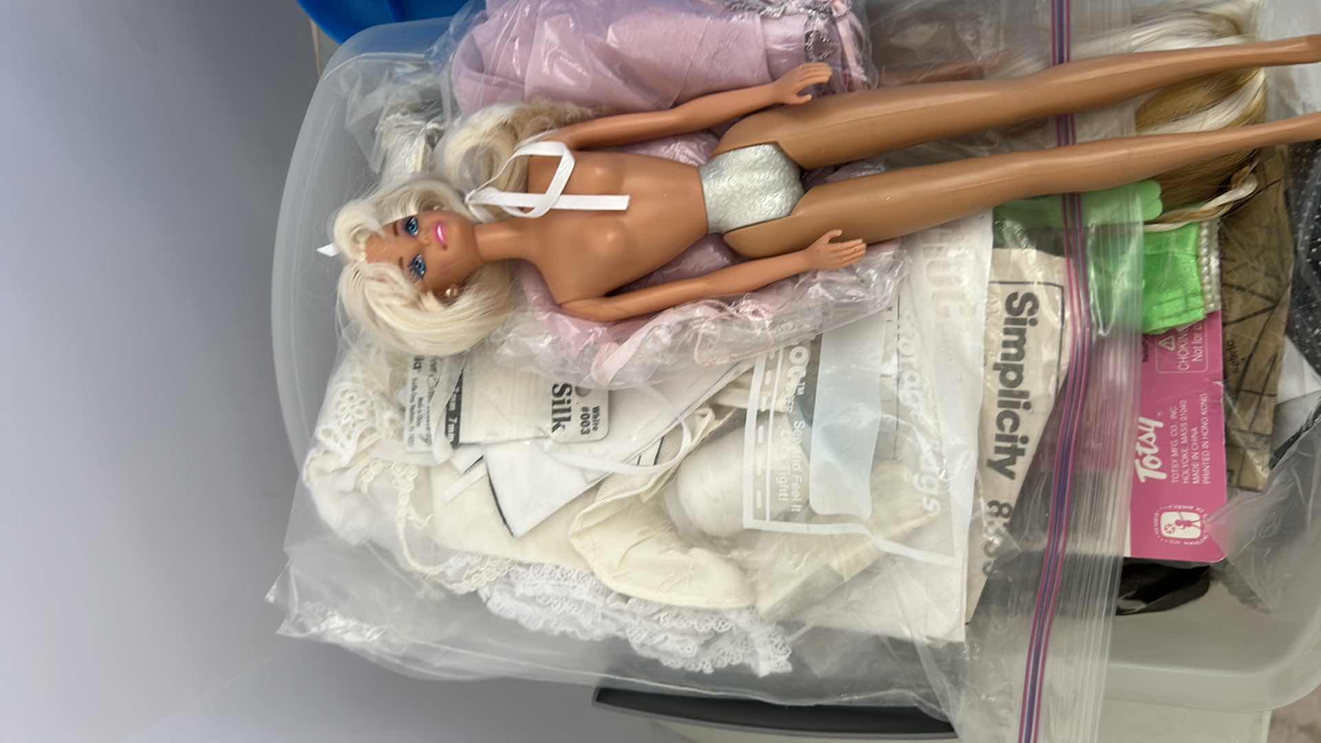 Photo 4 of 2- PLASTIC CONTAINERS CRAFT SUPPLIES