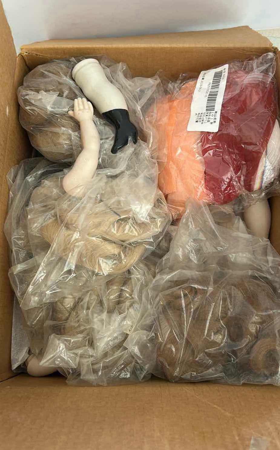 Photo 1 of CONTENTS OF BOX DOLL PARTS DOLL HAIR