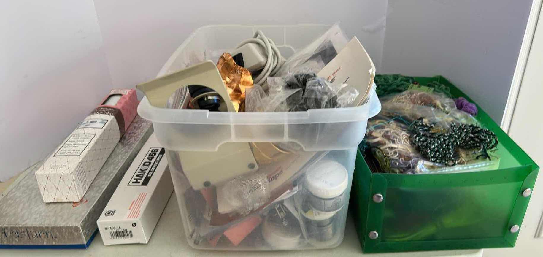 Photo 1 of 2- PLASTIC CONTAINERS SOLDERING IRON CRAFT SUPPLIES