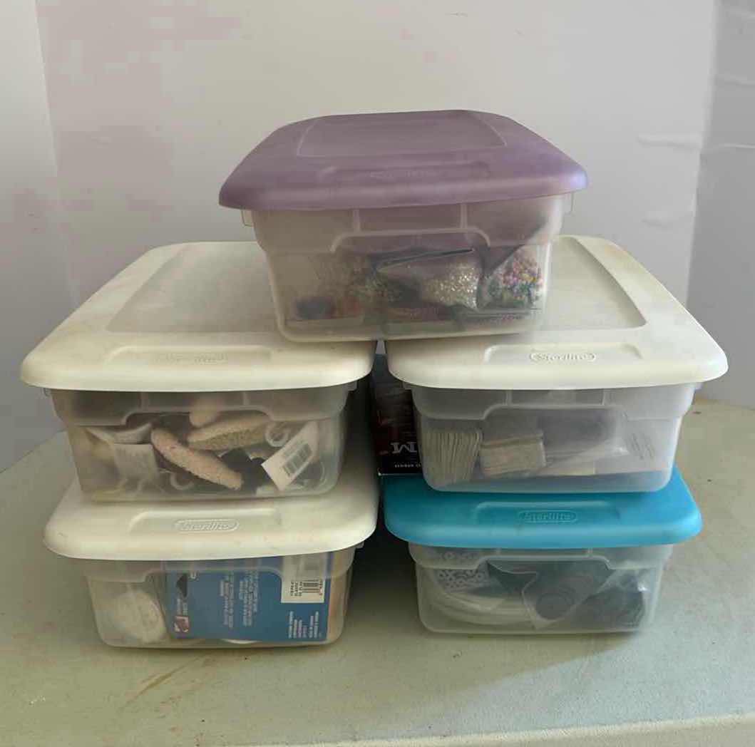 Photo 1 of 5- PLASTIC CONTAINERS