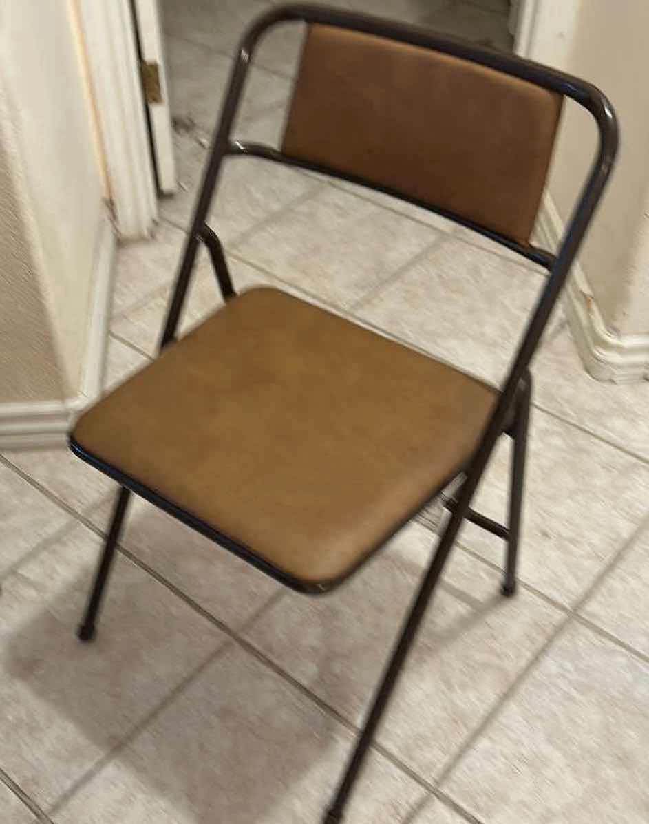 Photo 2 of CARD TABLE W 4 FOLDING CHAIRS