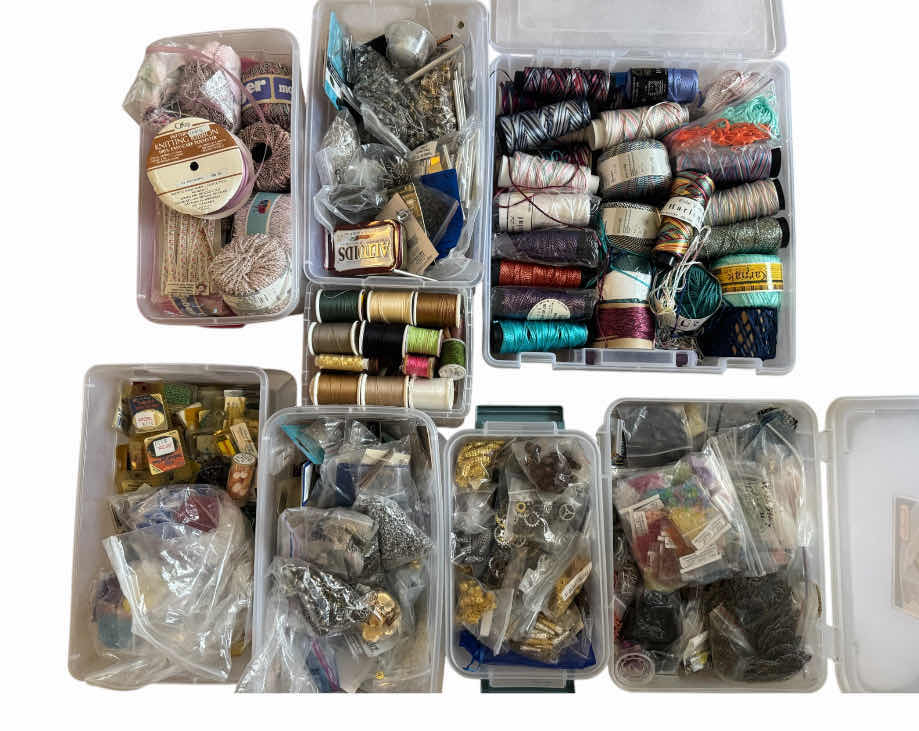 Photo 1 of ASSORTMENT OF CRAFTING SUPPLIES