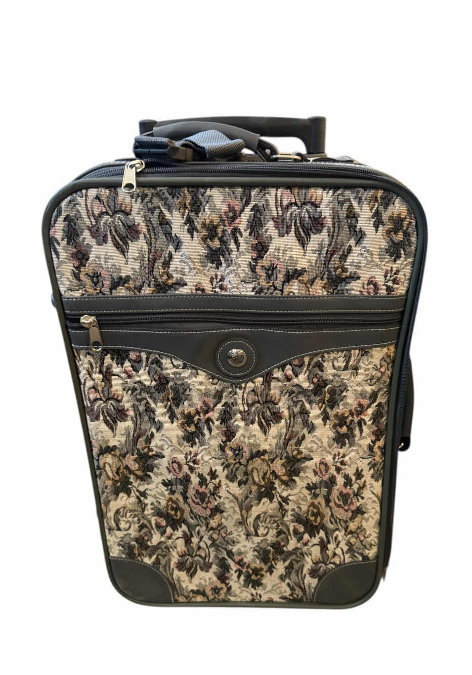 Photo 1 of 3- TRAVEL BAGS, TRAVEL CARRY- ON BAG, DUFFLE BAG, TWO WHEELED CARRY-ON SUITCASE

7” X 14” X H23”