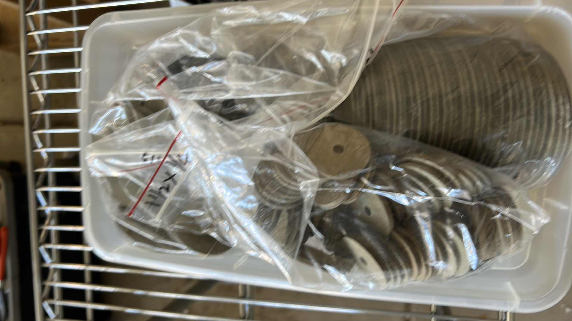 Photo 1 of 3- PLASTIC CONTAINERS SCRATCH PADS NUTS AND BOLTS