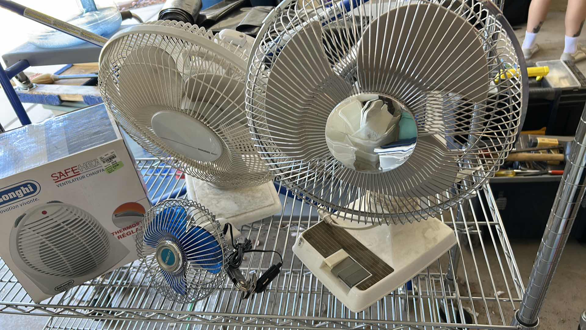 Photo 1 of 3-ASSORTED FANS 1 SAFE HEAT
