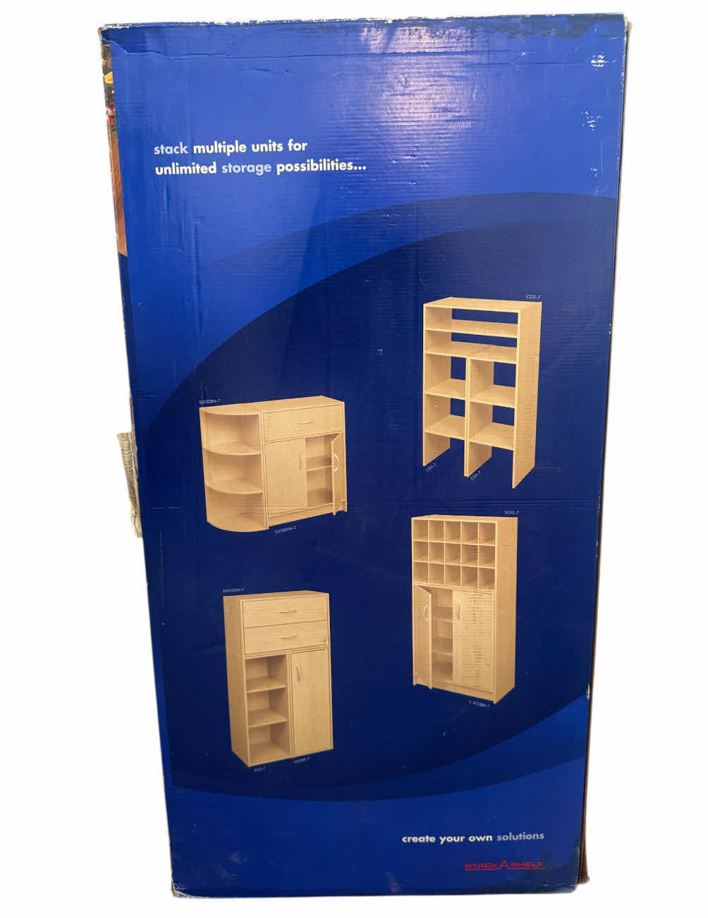 Photo 2 of WOODEN STORAGE CHEST BY STACK A SHELF