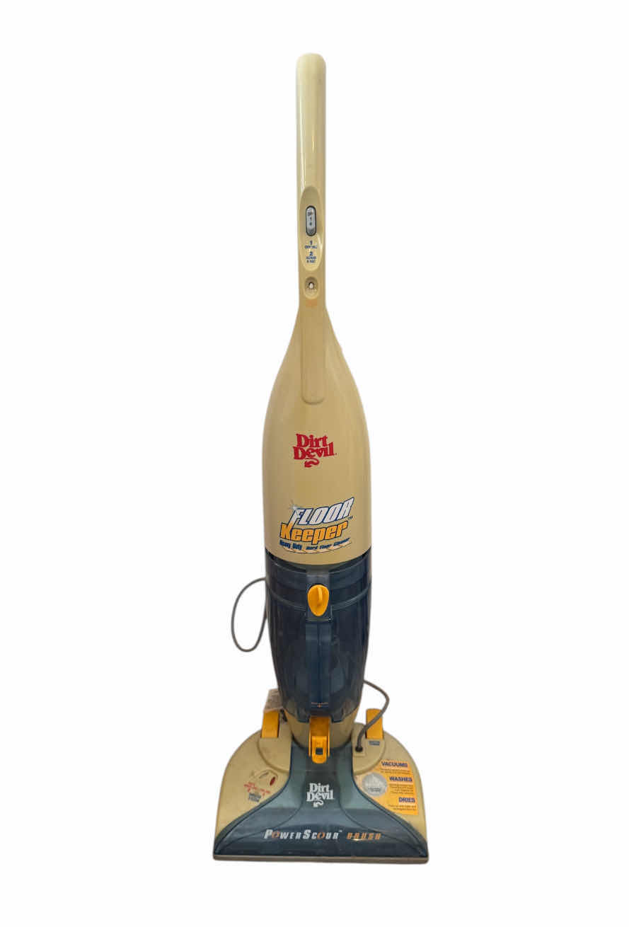 Photo 1 of DIRT DEVIL FLOOR KEEPER, HEAVY DUTY HARD FLOOR CLEANER, VACUUMS, WASHED, DRIES

H44”